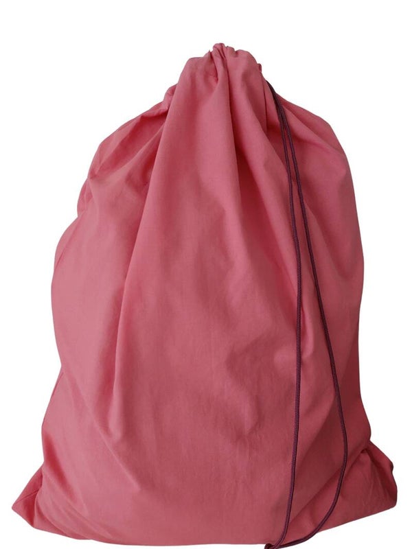 Katoenen waszak -XL - met trekkoord - roodbruin