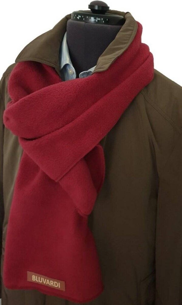 Bluvardi- Antipilling Fleece Sjaal - Rood