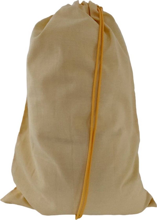 Bluvardi Katoenen waszak -XL - met trekkoord - geel