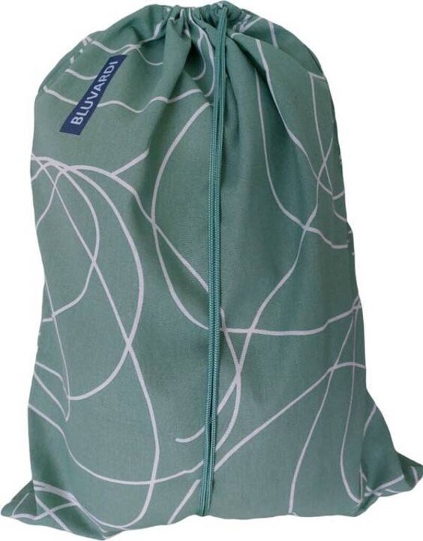 Katoenen waszak -XXXL - met trekkoord - Heavy Duty - groen