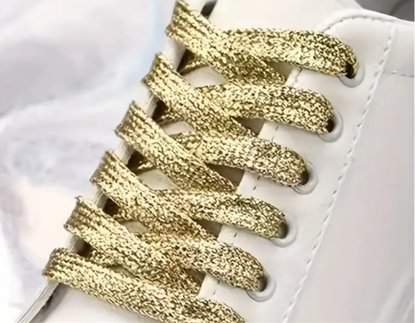 Schoenveters-plat- gold-140