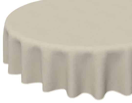 Bluvardi Katoenen Tafelkleed - rond - Ø150cm - Natural cotton
