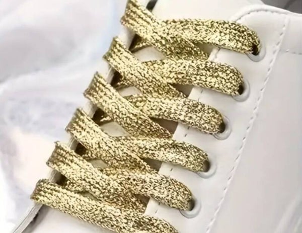 Schoenveters-plat- gold-160