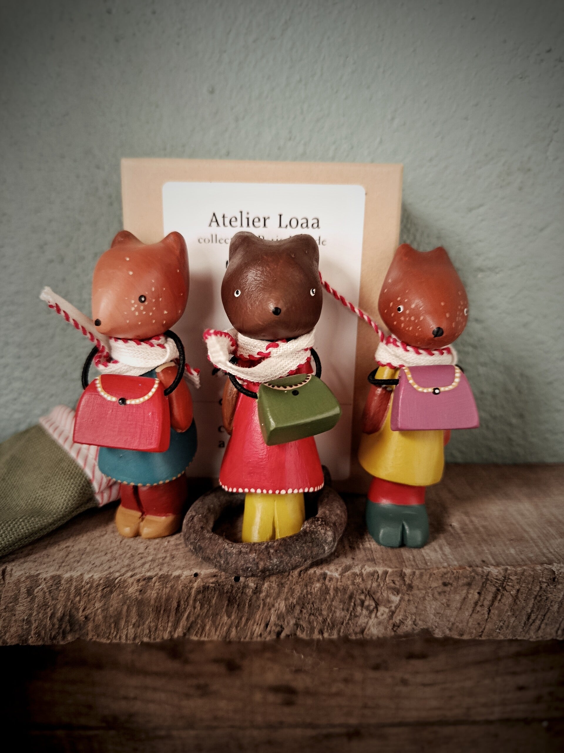 renards et ours(Amulettes/Collection "Petit Monde")