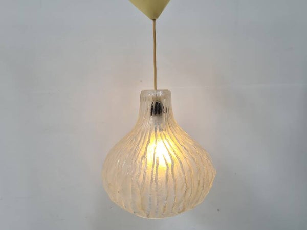 Kalmar Style Glass Pendant Light, 1960s