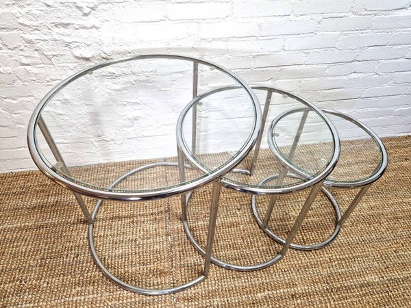 Space Age Nesting Tables Set, 1980s