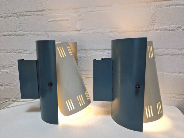 Pair of Philips NX45 Wall Lights, Louis Kalff