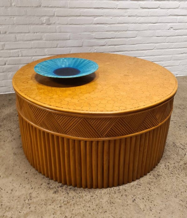 McGuire Bamboo Coffee Table, 1970s