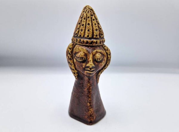 Ceramic Female Figurine by Accolay France, 1960s