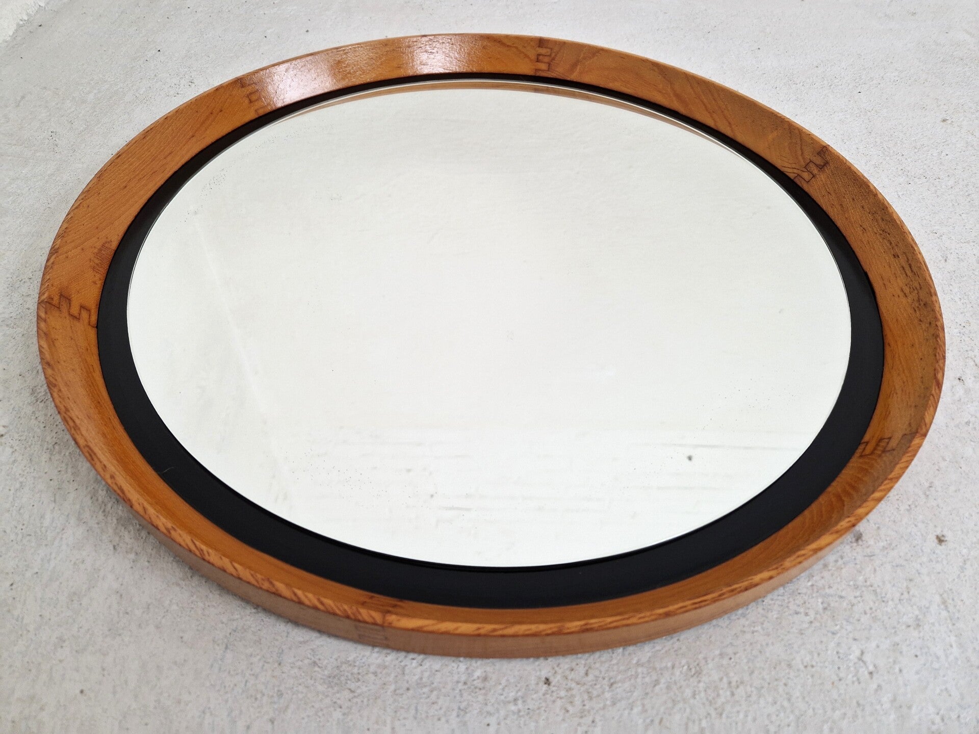 Vintage Luxus Teak Mirror, 1960s