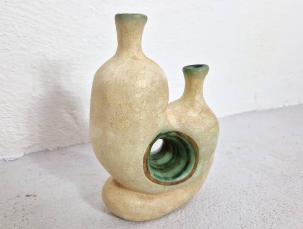 Nikos Dazelidis Abstract Chimney Studio Vase, Greece 1960s