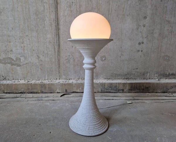Doria Leuchten Ceramic Floor Lamp, 1970s
