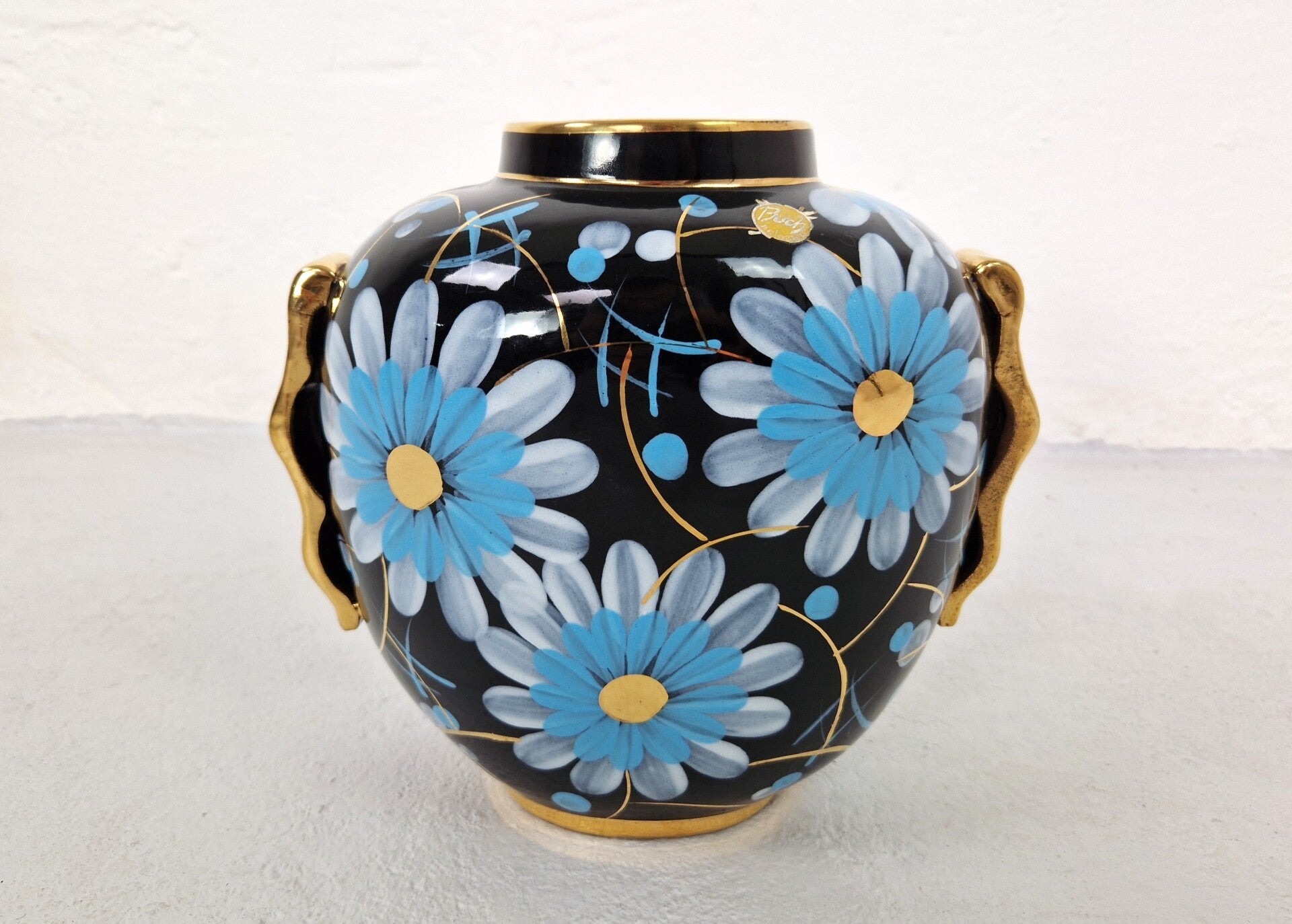 Raymond Chevallier Art Deco Vase for  Boch Keramis