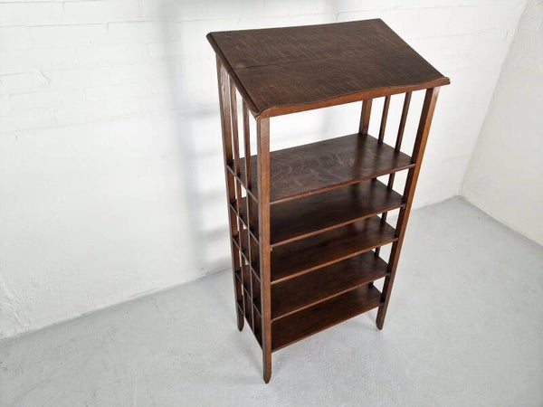 Antique Shelving Unit with Presentation Tray, 1910