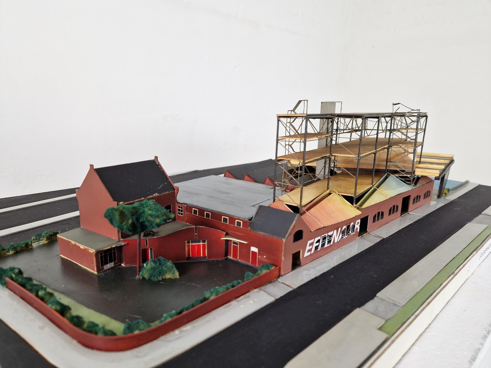 Vintage Study Model of the Effenaar Music Venue, Eindhoven 1980s