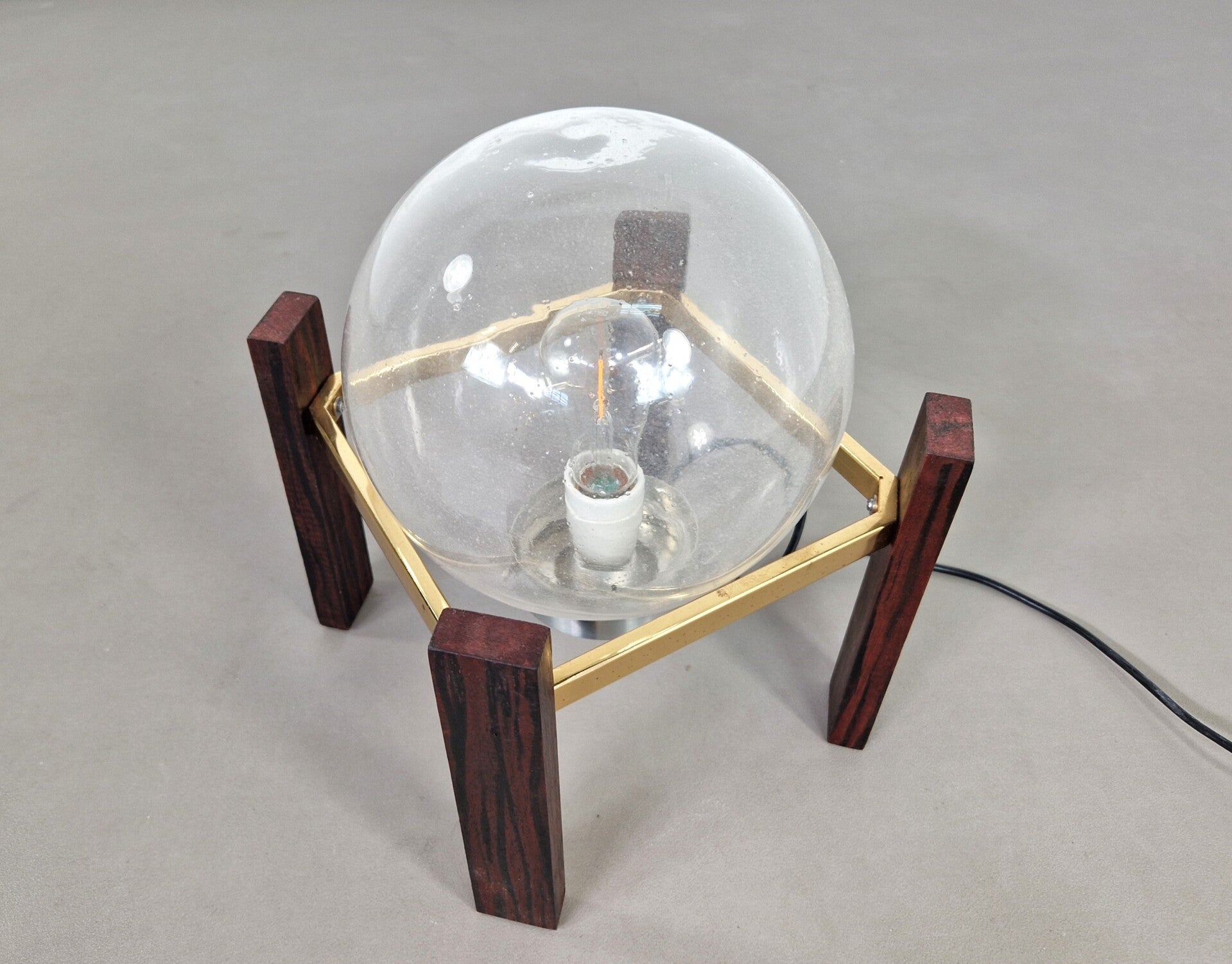 Zodiac Style Mid-Century Table Light | 1970s
