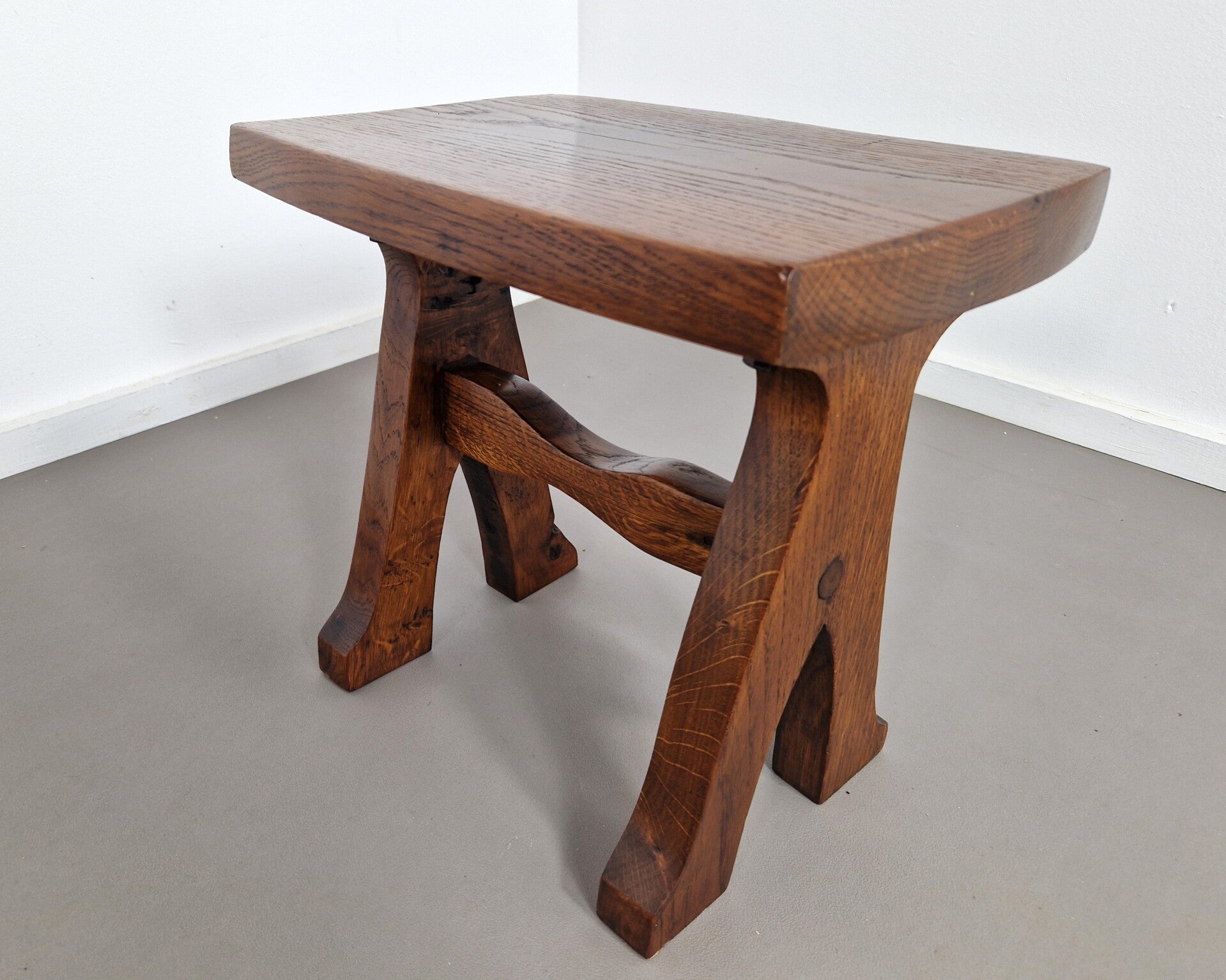 Oak Stool | France 1960s