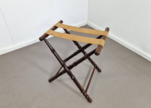 Foldable Luggage Rack | Faux Bamboo | 1910
