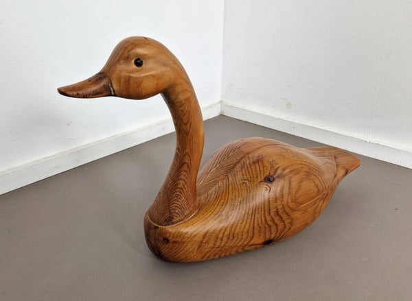 Carved Pine Goose | Canada | 1993