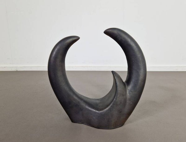 Vintage Ceramic Sculpture | Abstract 1990s 'AB'