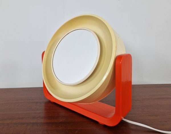 Vintage Allibert Backlit Make Up Mirror | 1970s