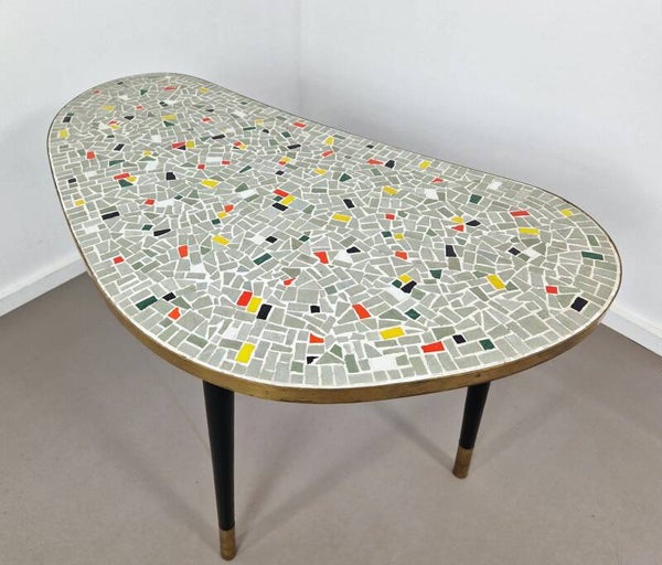 Mid-Century Mosaic Coffee Table