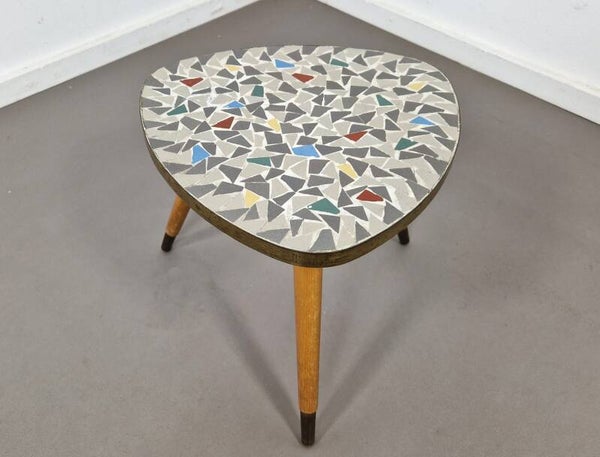 Mid-Century Mosaic Planter Table (1)