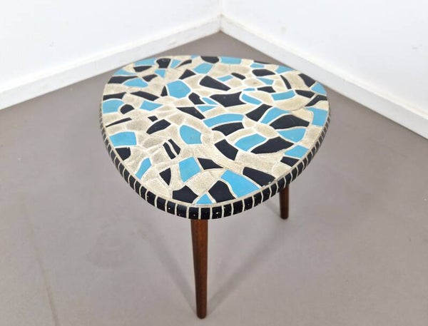 Mid-Century Mosaic Planter Table (3)