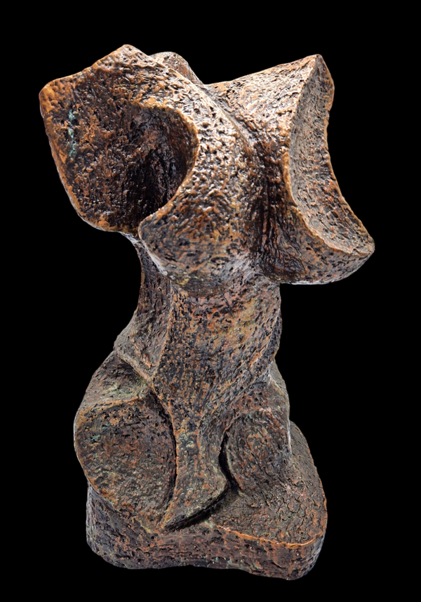 Ceramic Cubist Sculpture Female Nude, 1970s