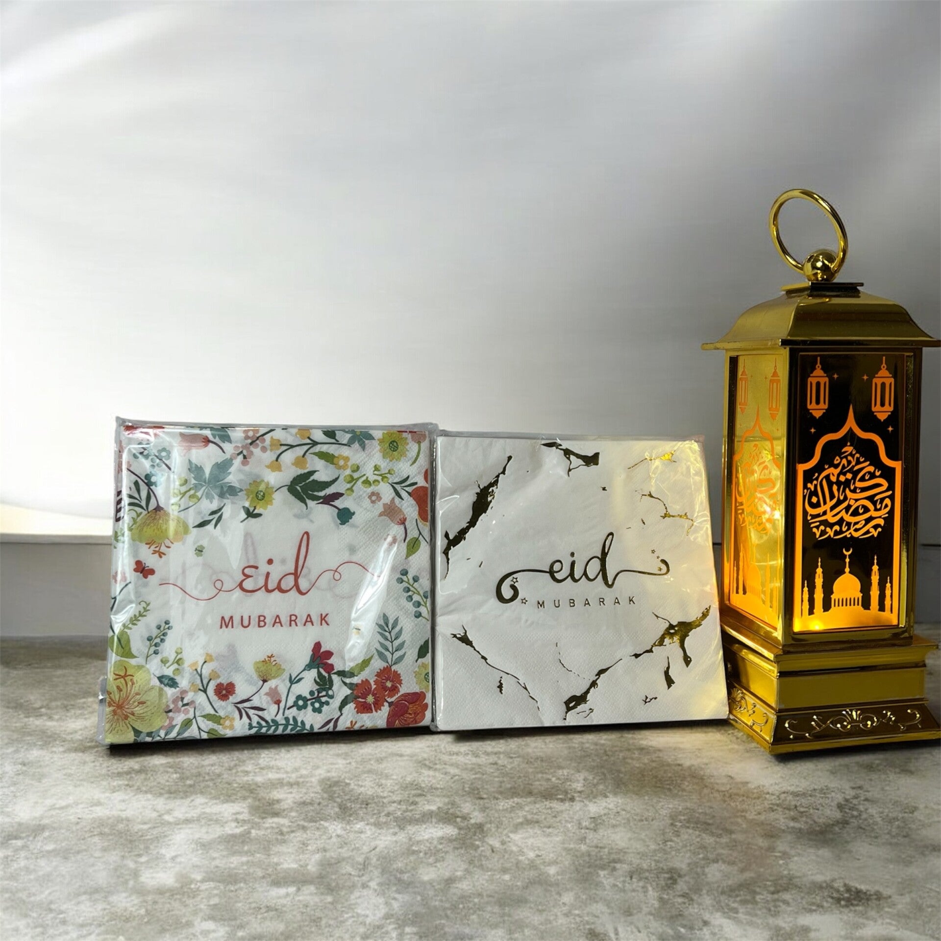 Eid-Servietten, 2 verschiedene Designs