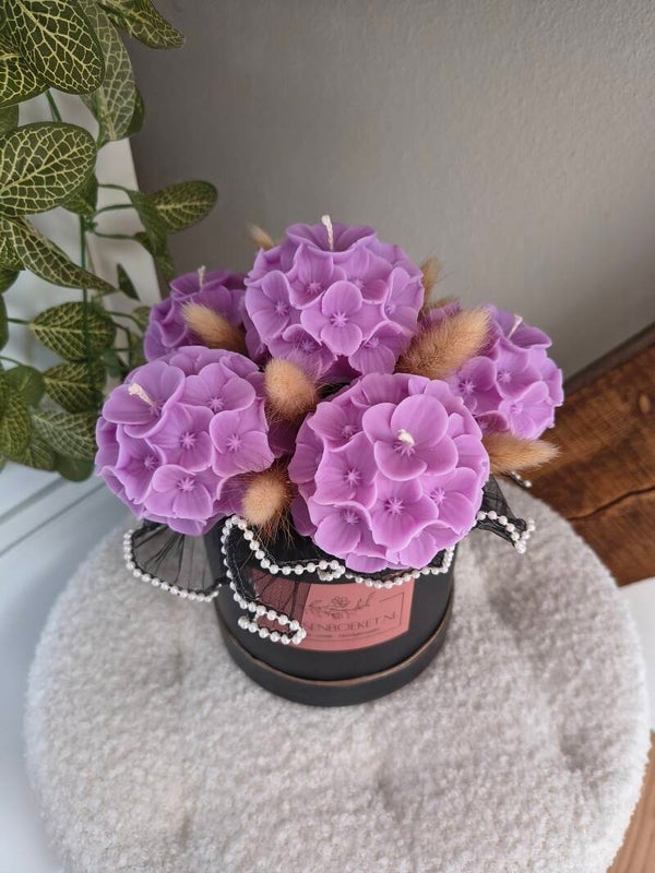 Hortensia boeket Paars - Direct leverbaar