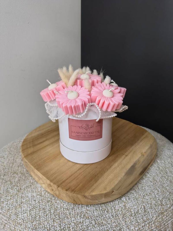 Madelief boeket Roze - Direct leverbaar