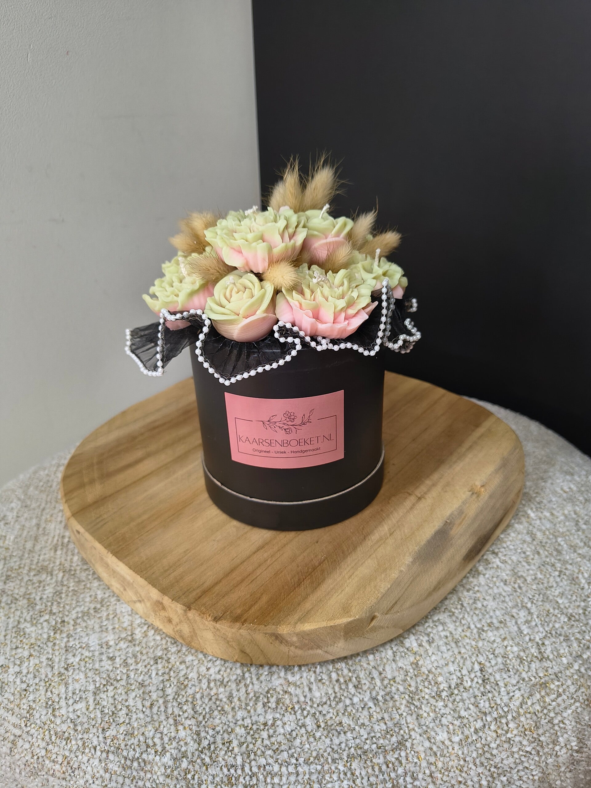 Standaard boeket Mint-Roze - Direct leverbaar