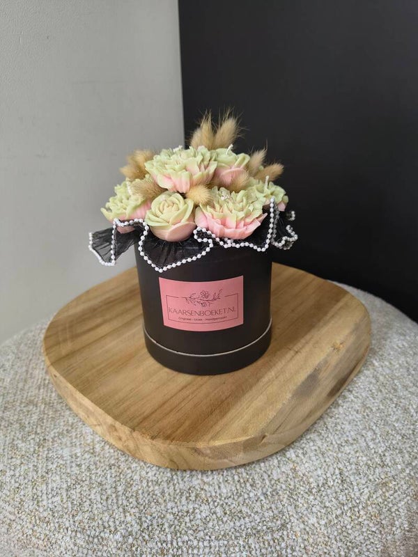 Standaard boeket Mint-Roze - Direct leverbaar