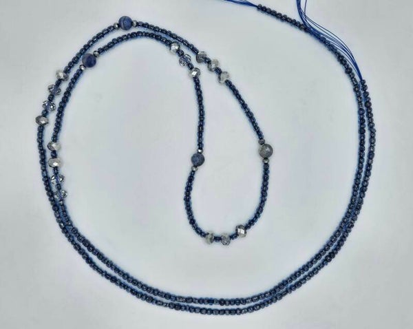 Icy Blue Waist Beads