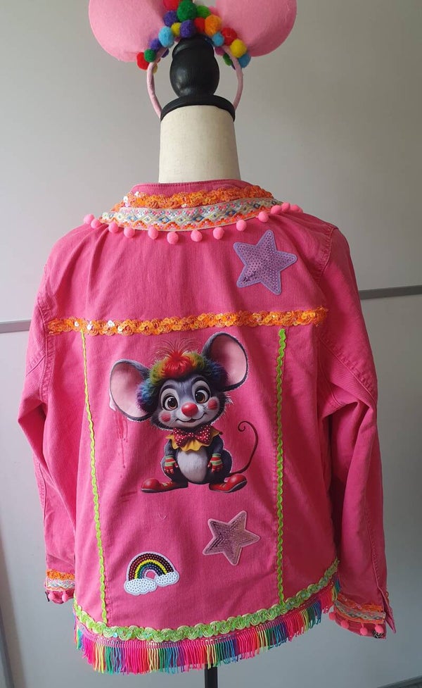 Jacke Karnevalsmaus mit Ohren