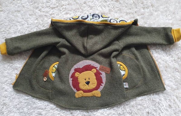 Wollwalkjacke " Löwe" , GR.110-116