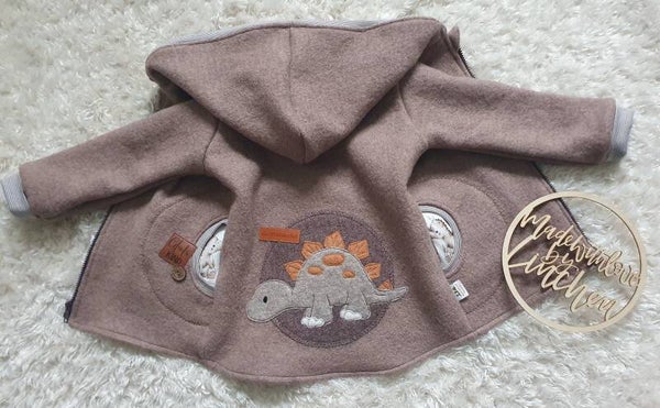 Wollwalk Jacke " Dino " Gr. 104-110