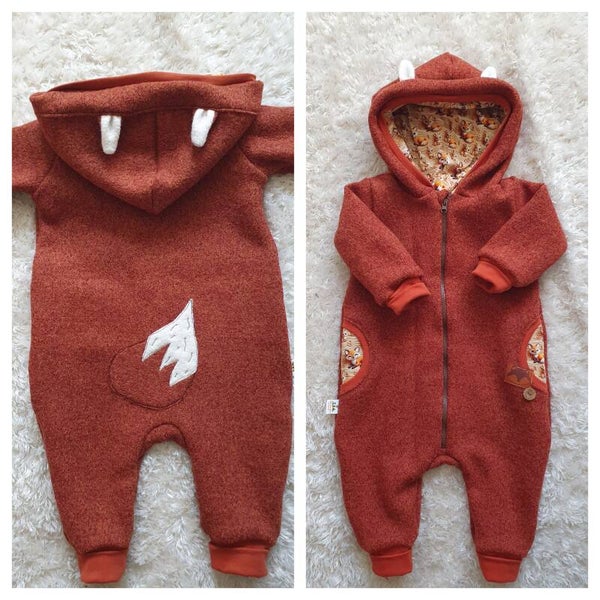 Wollwalk Overall " Fuchs " GR.86-92