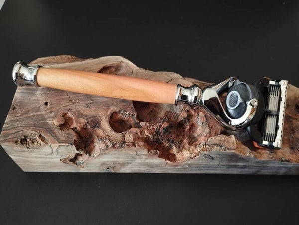 Rasoir Fusion 5 en bois d'Olivier