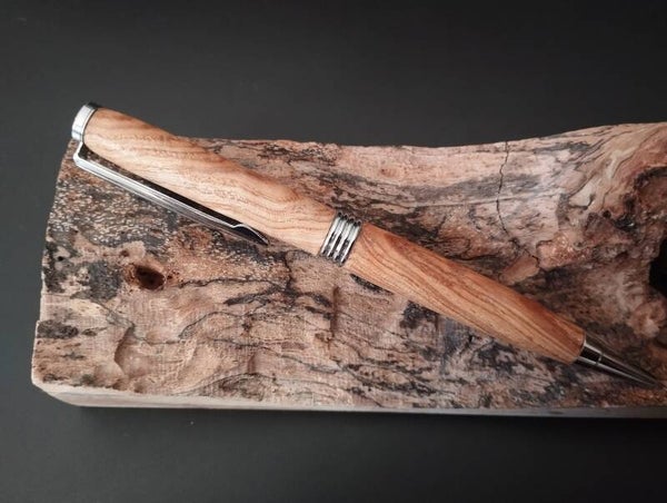 Sillage Doré - Stylo bille en frêne olivier