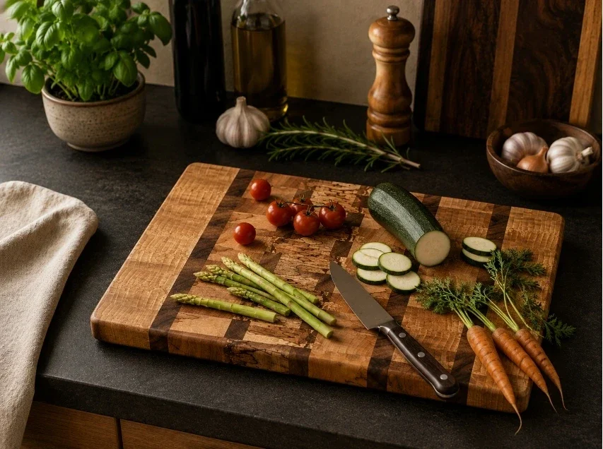 Planche Essentiel en bois de bout pour les découpes du quotidien