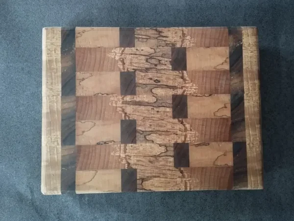 Ardoise - Dessous de plat en bois de bout