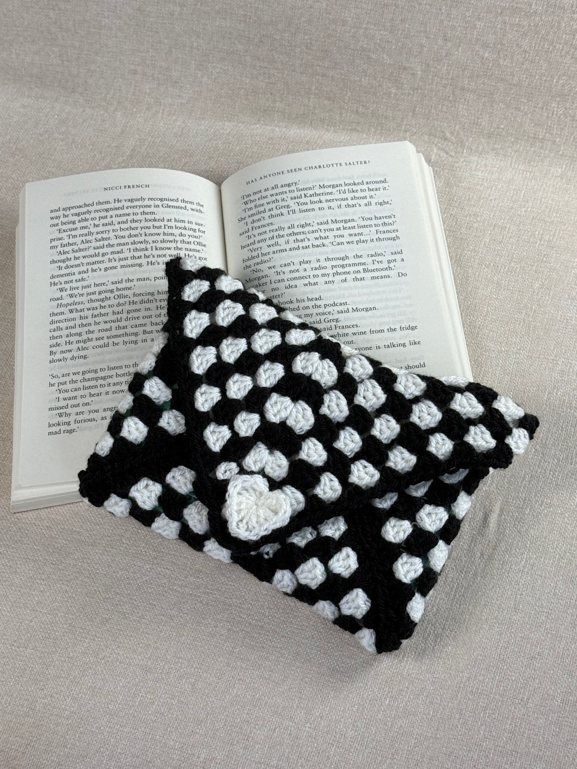 Booksleeve Zwart/Wit