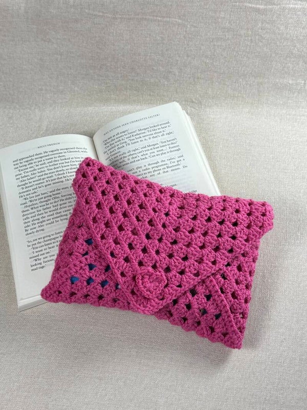 Booksleeve Donker Roze Large