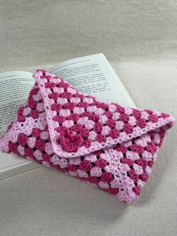 Booksleeve Licht Roze/Roze