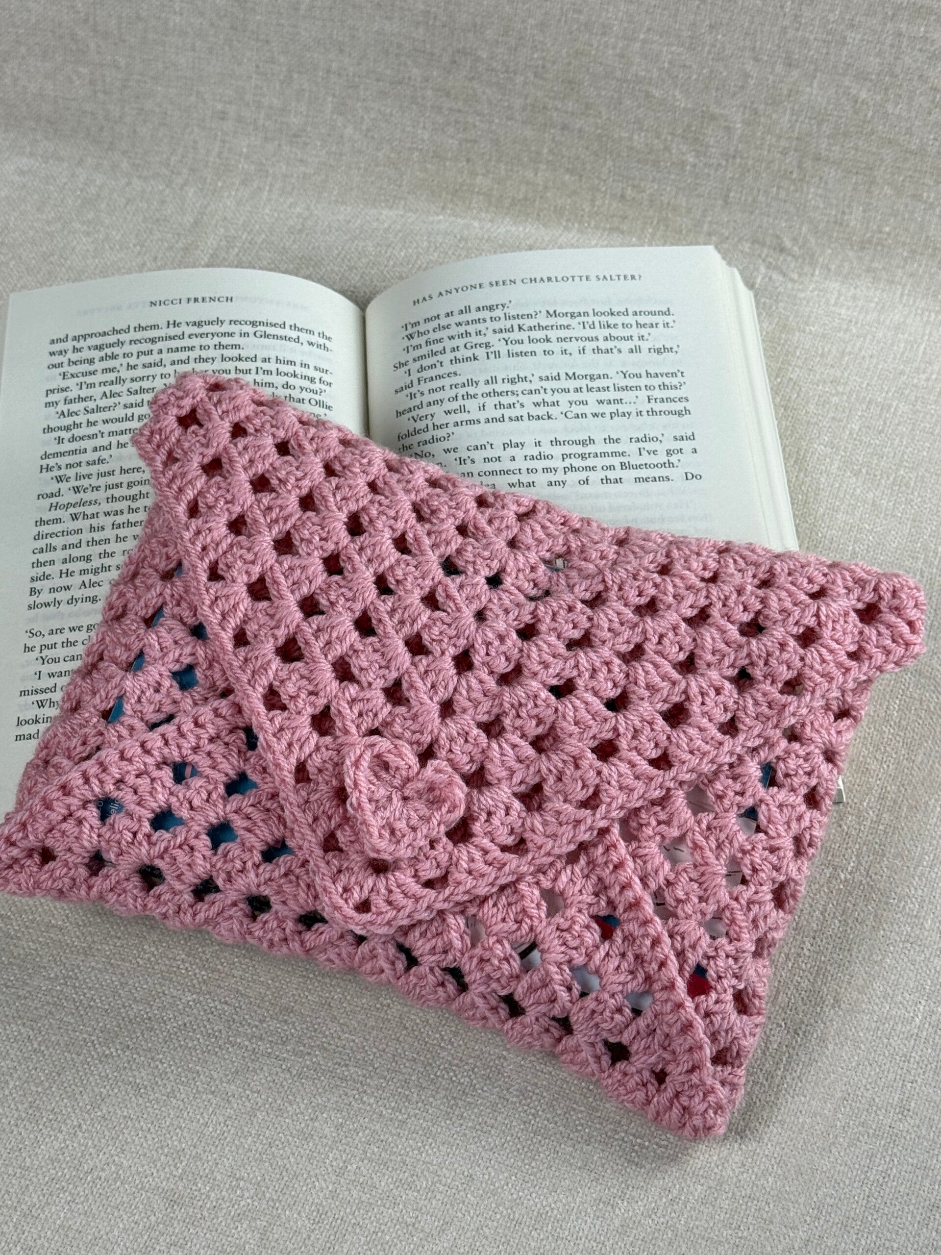 Booksleeve Licht Roze Large