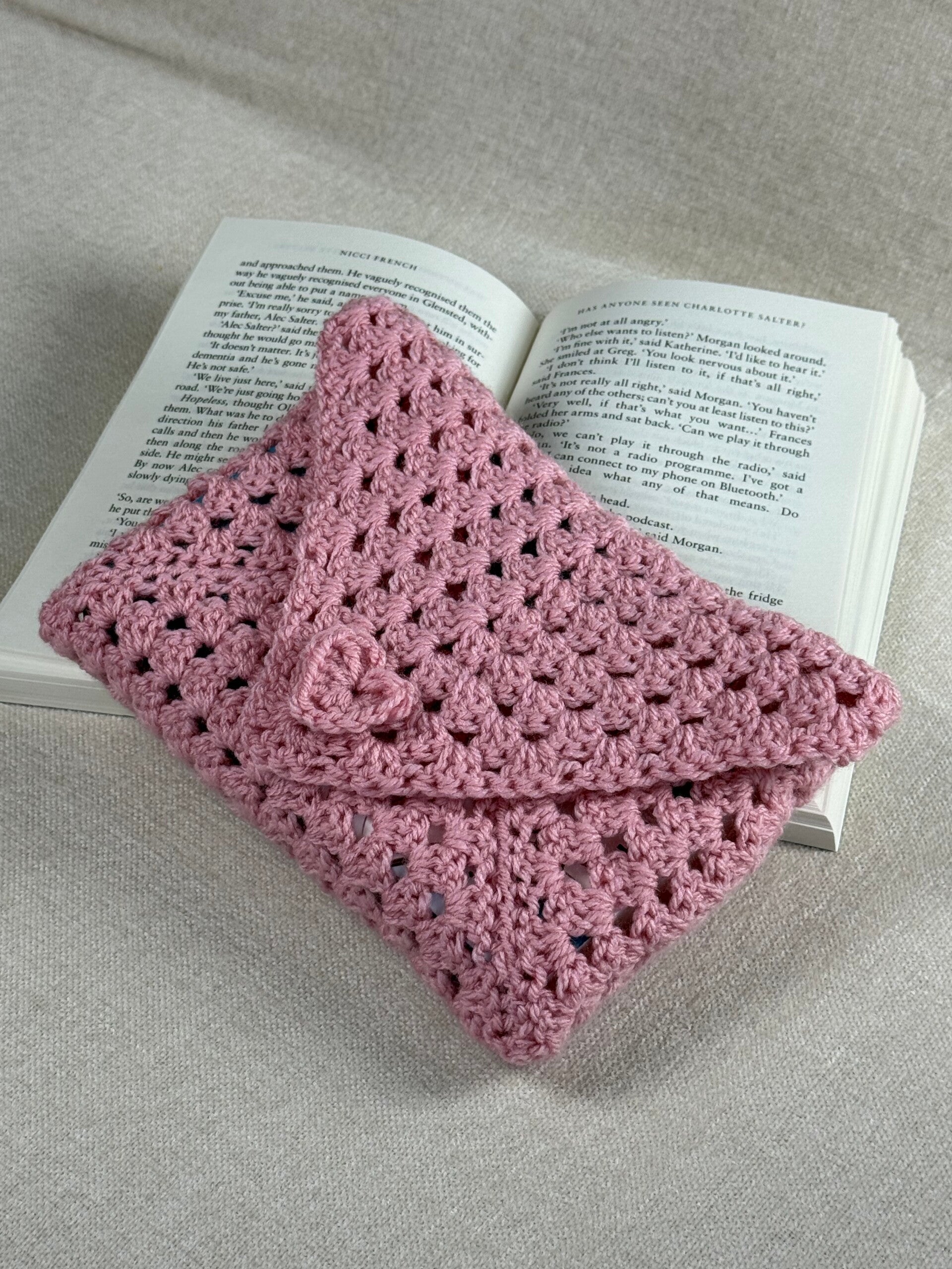 Booksleeve Licht Roze