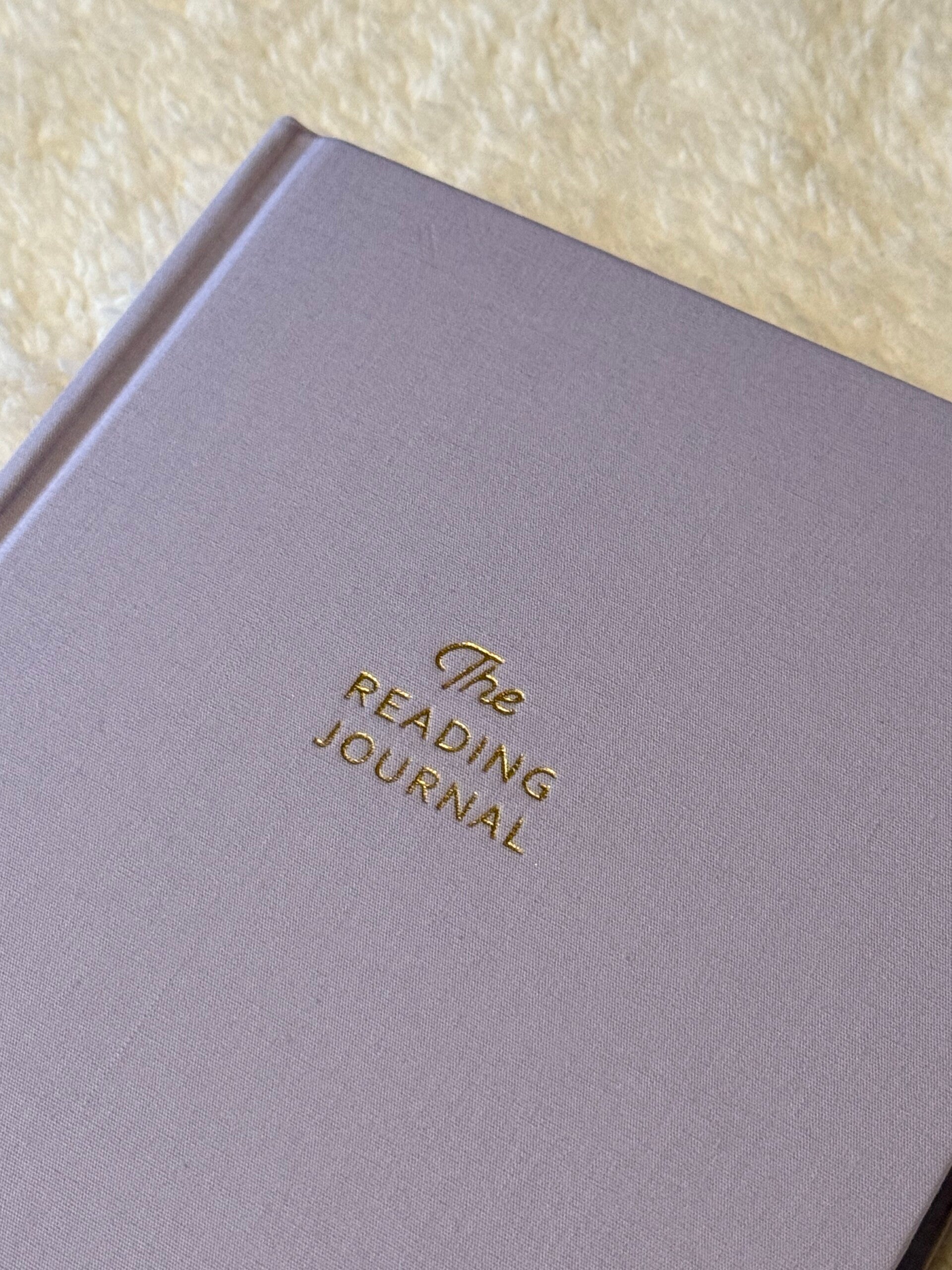 The Reading Journal Paars