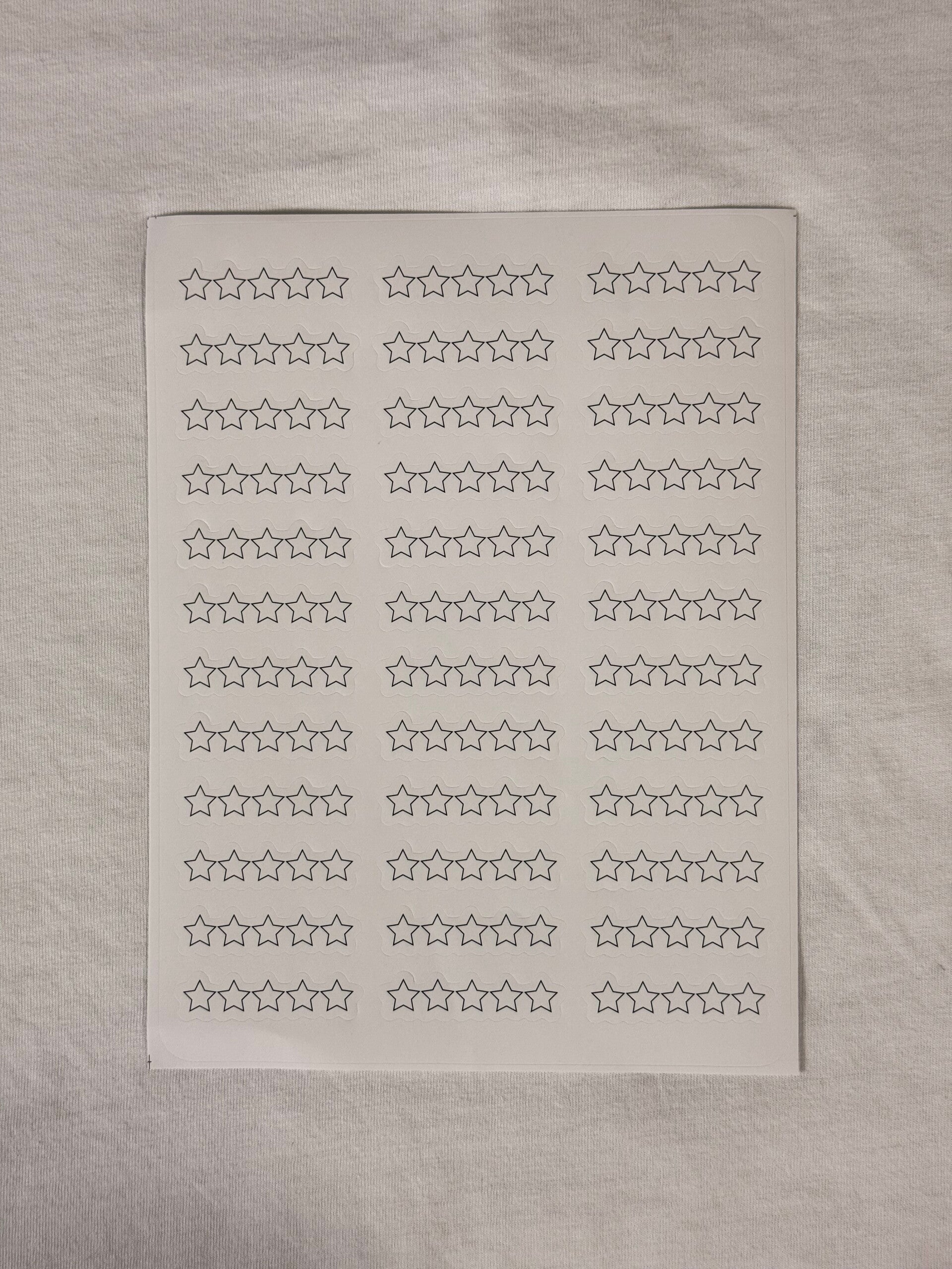 Stickervel Sterren